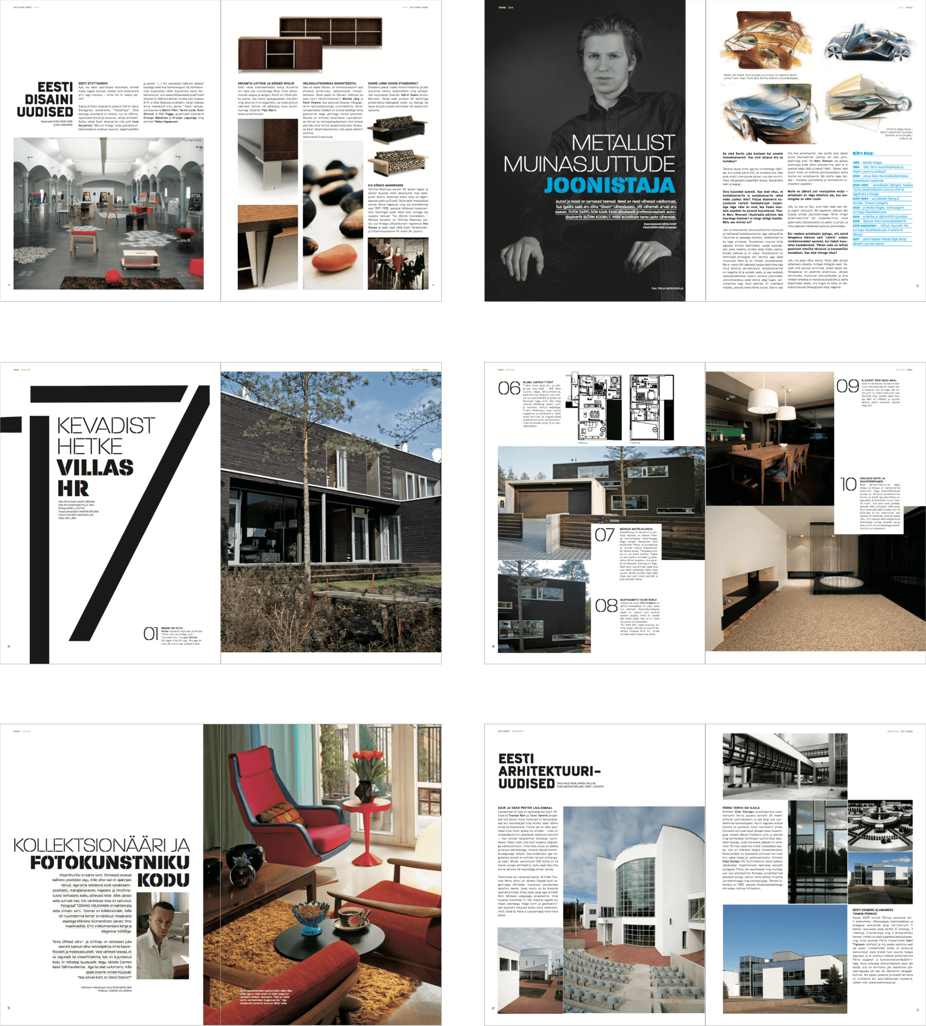 Ruum magazine layout examples